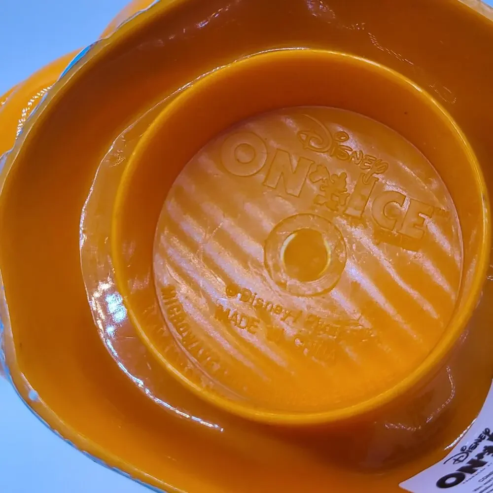 Disney on Ice Finding NEMO MUG Cup w/Lid appx 8oz Orange Clown Fish 3D Pixar